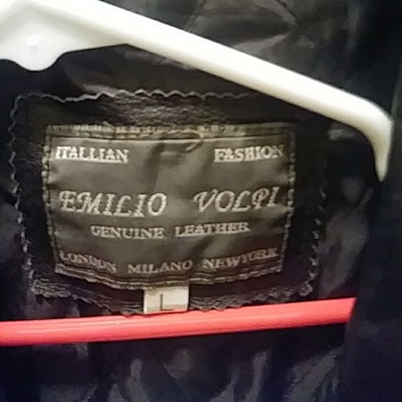 Emilio Volvo premium fashion design leather jacket - Picture 2 of 3